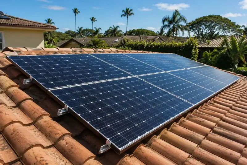 Installation de panneaux solaires à la Chaize-Giraud